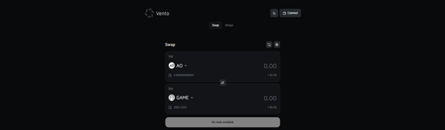 VentoSwap Bridge Interface